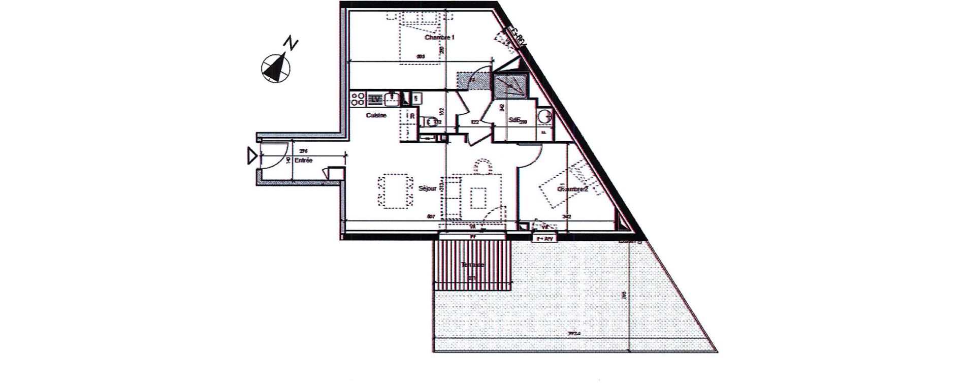 Appartement T3 de 59,50 m2 &agrave; Toulouse Lardenne