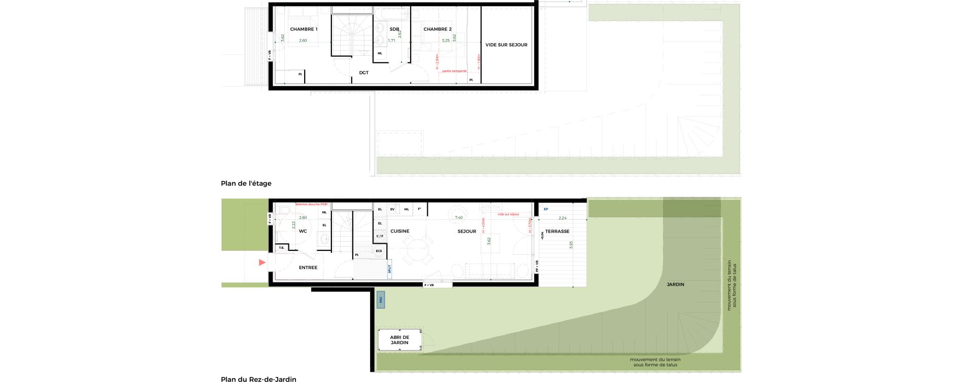 Villa T3 de 68,32 m2 &agrave; Tournefeuille Vitarelles