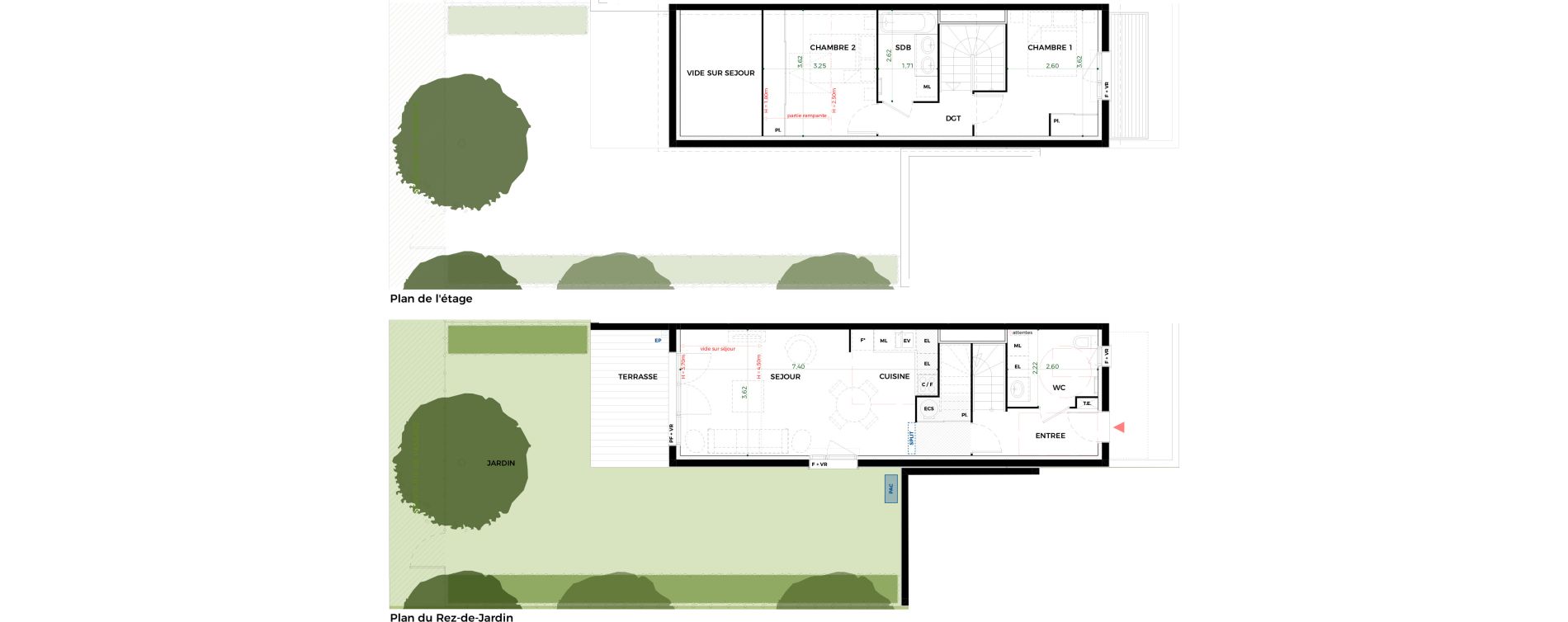 Villa T3 de 68,32 m2 &agrave; Tournefeuille Vitarelles