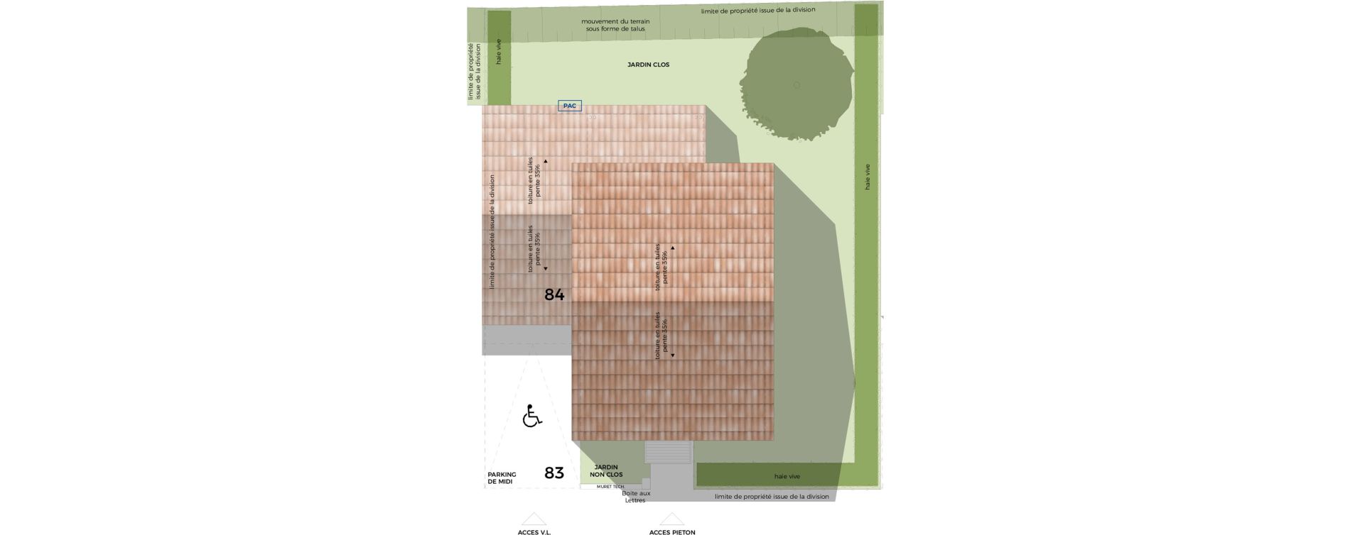 Villa T4 de 85,01 m2 &agrave; Tournefeuille Vitarelles