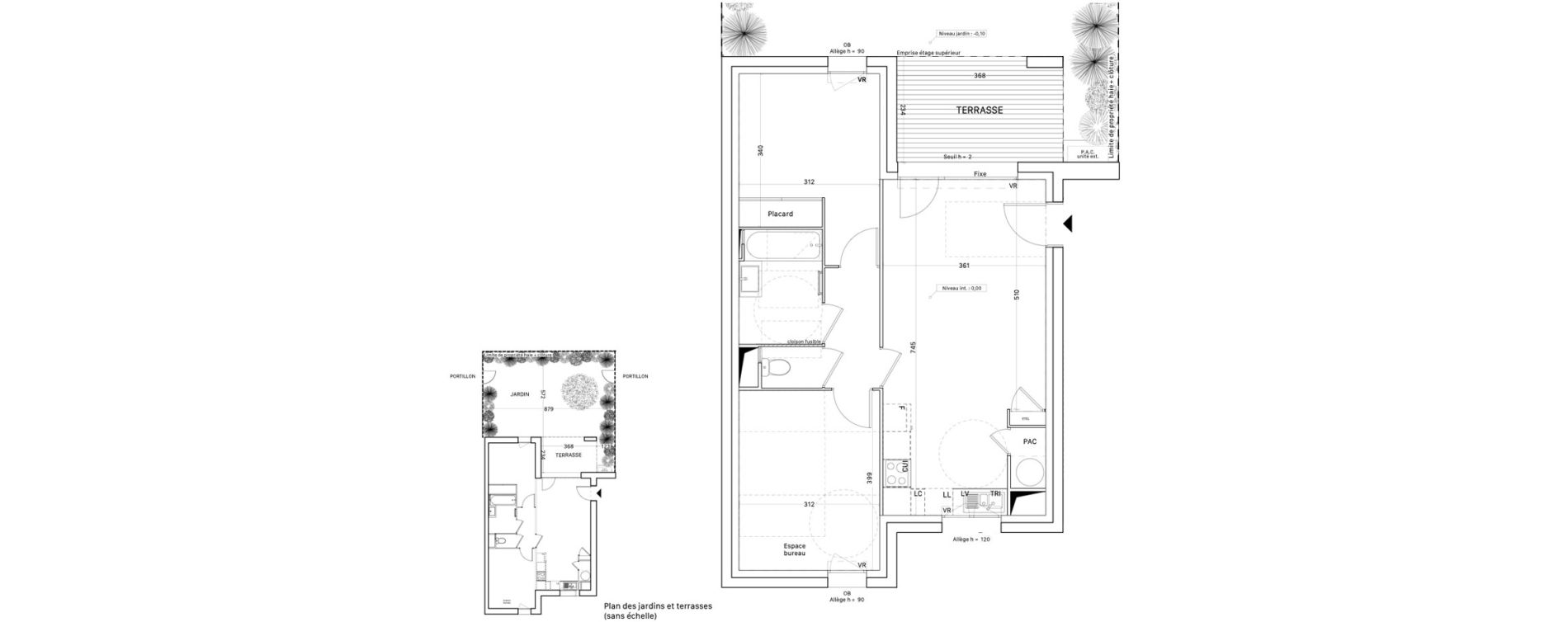 Appartement T3 de 57,98 m2 &agrave; Tournefeuille Montjoie