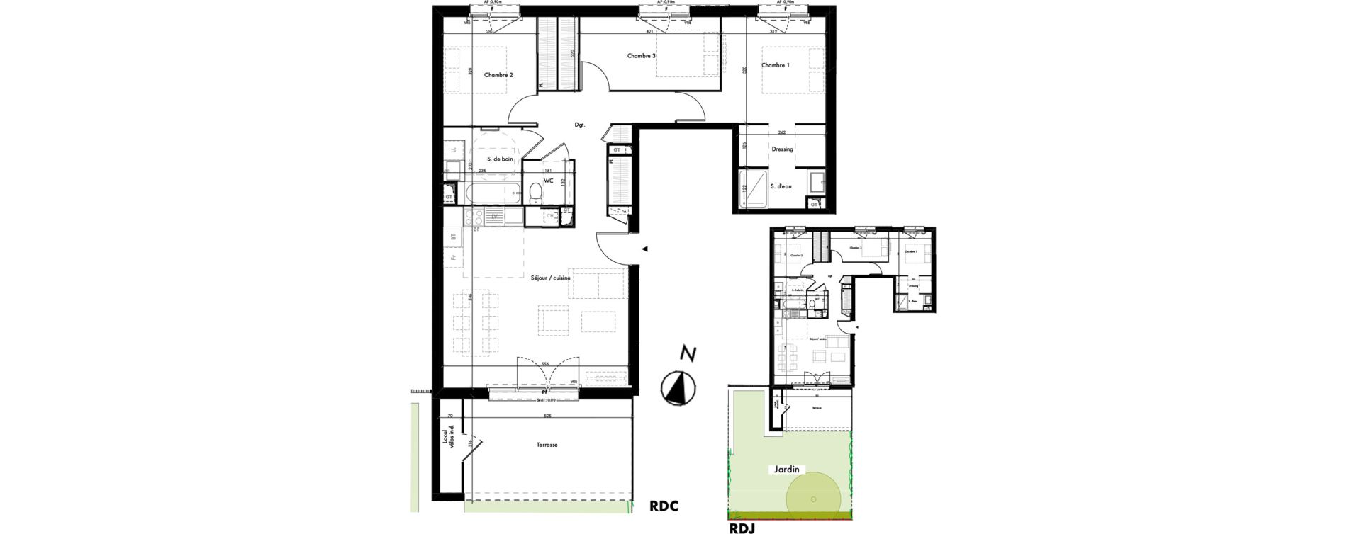 Appartement T4 de 84,63 m2 &agrave; Tournefeuille Belbeze