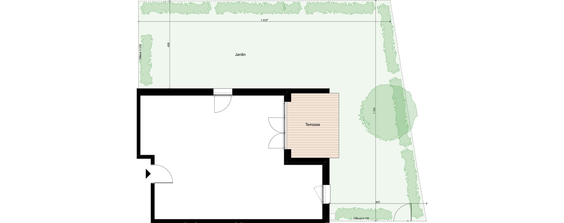 Appartement T2 de 48,96 m2 &agrave; Saint-Lary-Soulan Centre