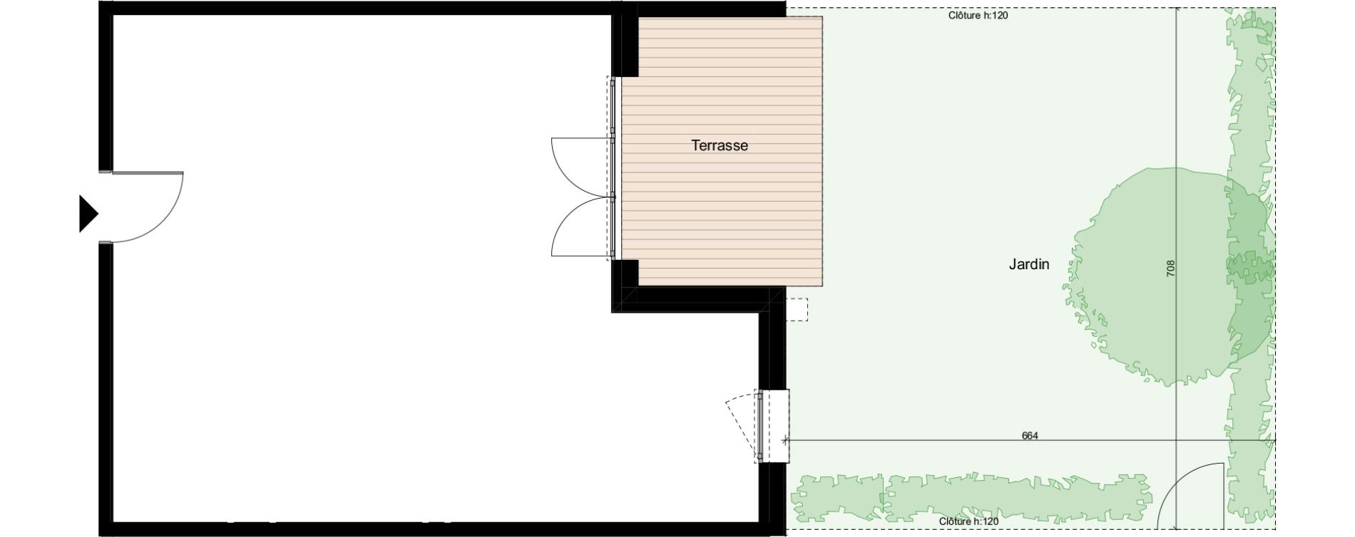 Appartement T2 de 49,71 m2 &agrave; Saint-Lary-Soulan Centre