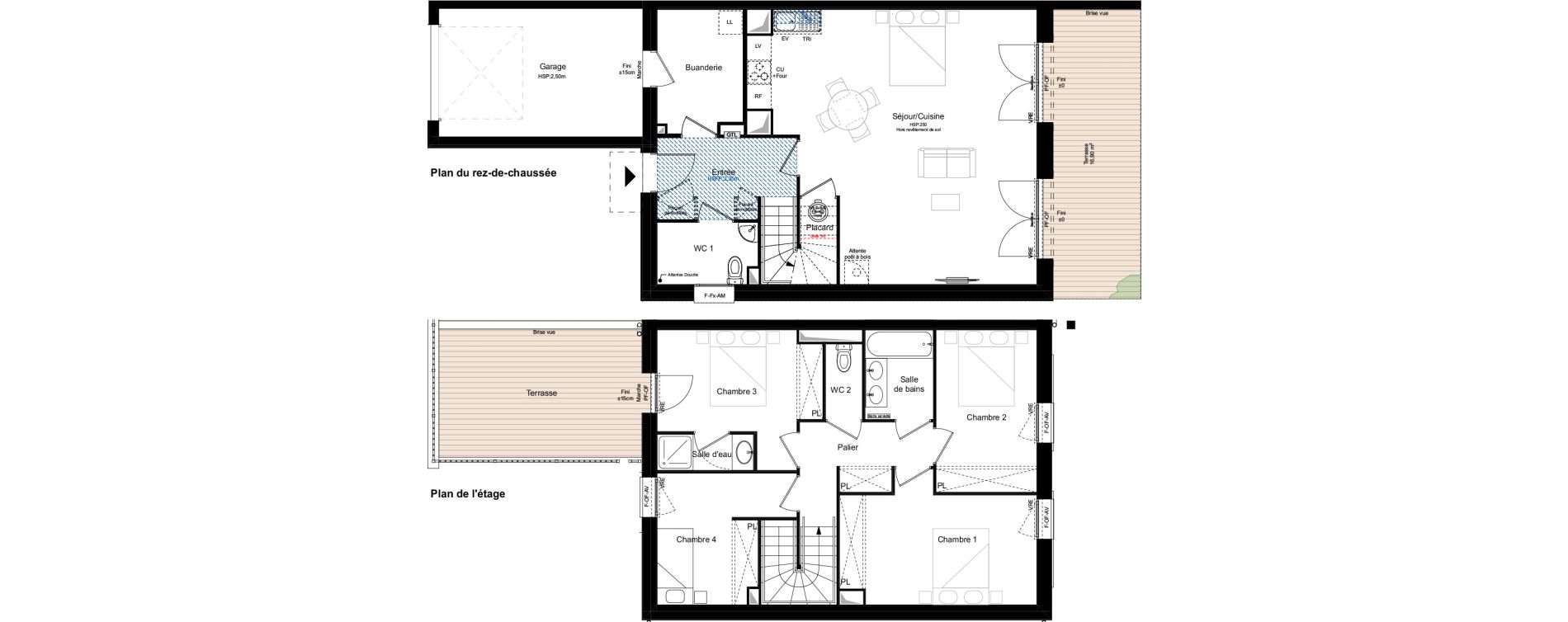 Maison T5 de 117,89 m2 &agrave; Saint-Lary-Soulan Centre