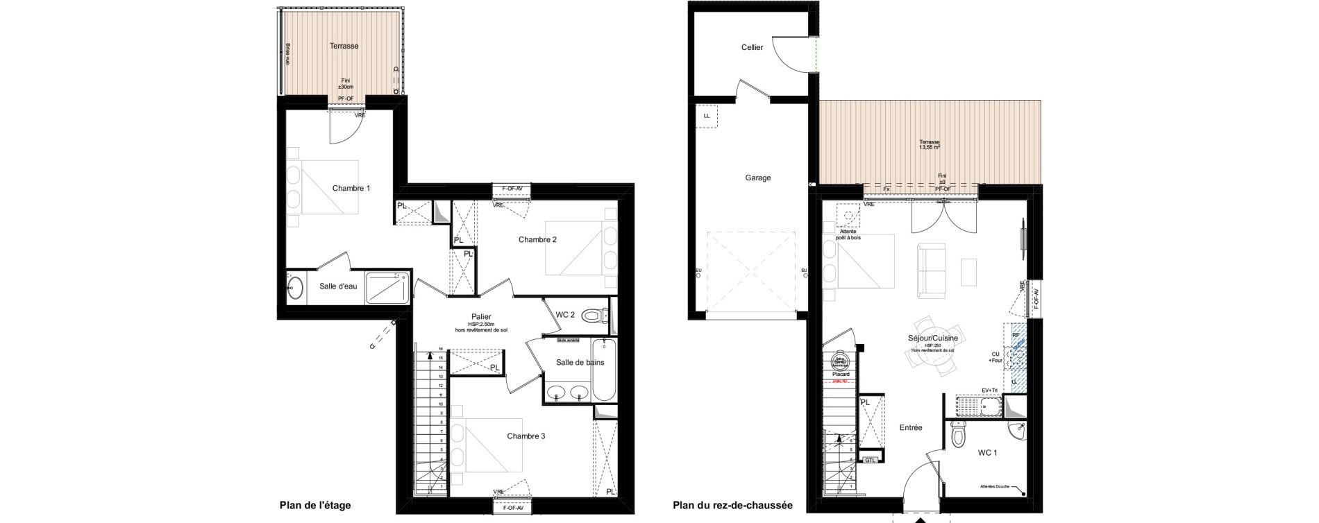 Maison T4 de 89,29 m2 &agrave; Saint-Lary-Soulan Centre