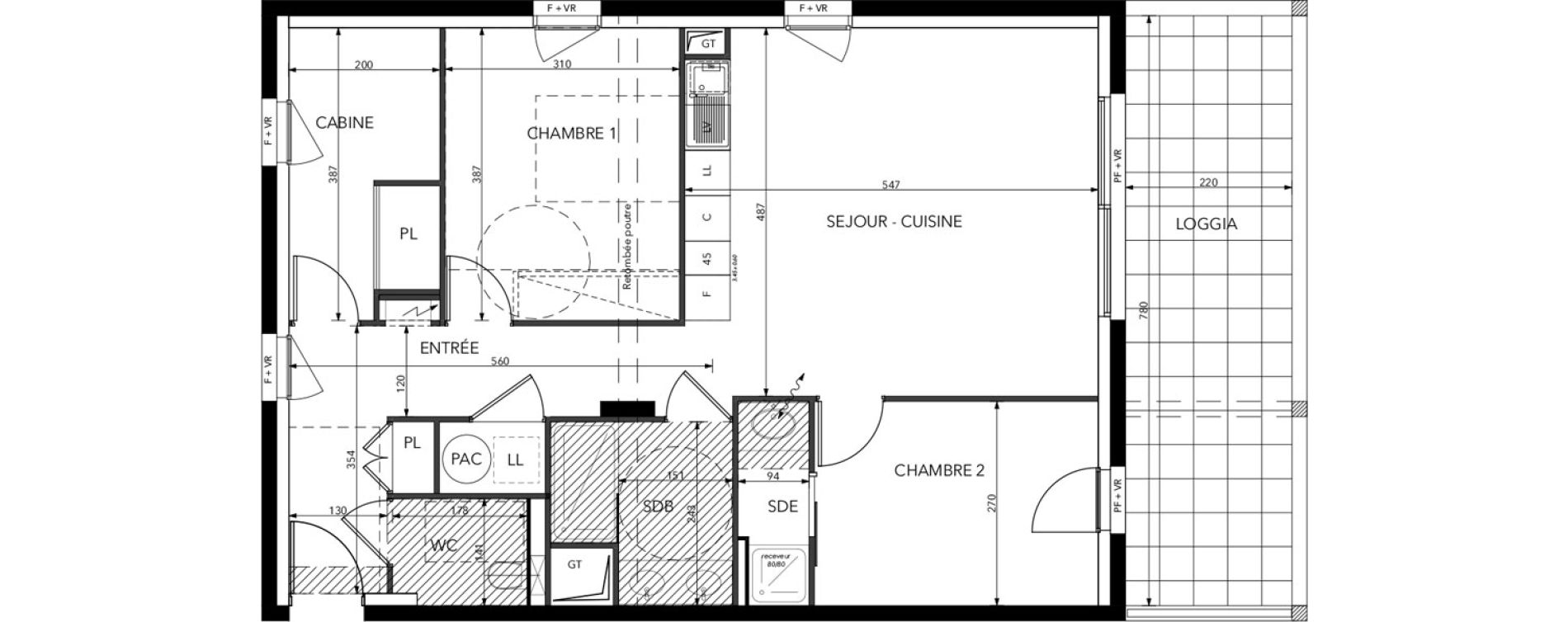 Appartement T3 de 77,25 m2 &agrave; Saint-Lary-Soulan Centre