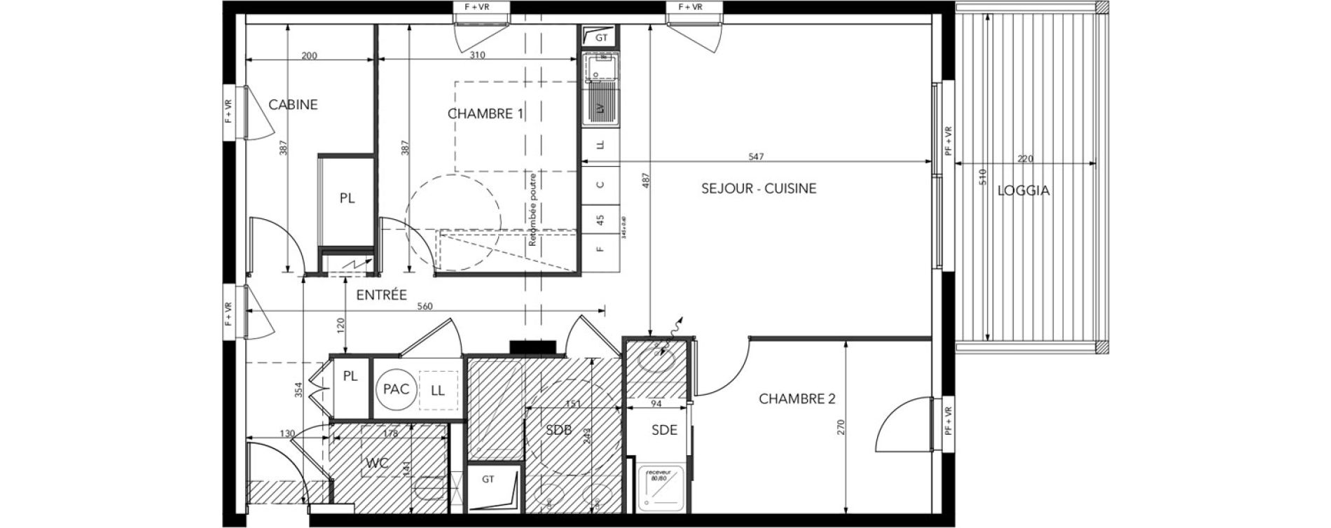 Appartement T3 de 77,25 m2 &agrave; Saint-Lary-Soulan Centre