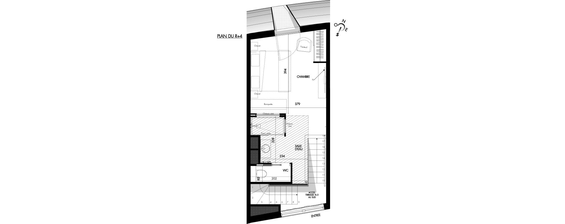 Duplex T2 meubl&eacute; de 49,05 m2 &agrave; Agde Village naturiste