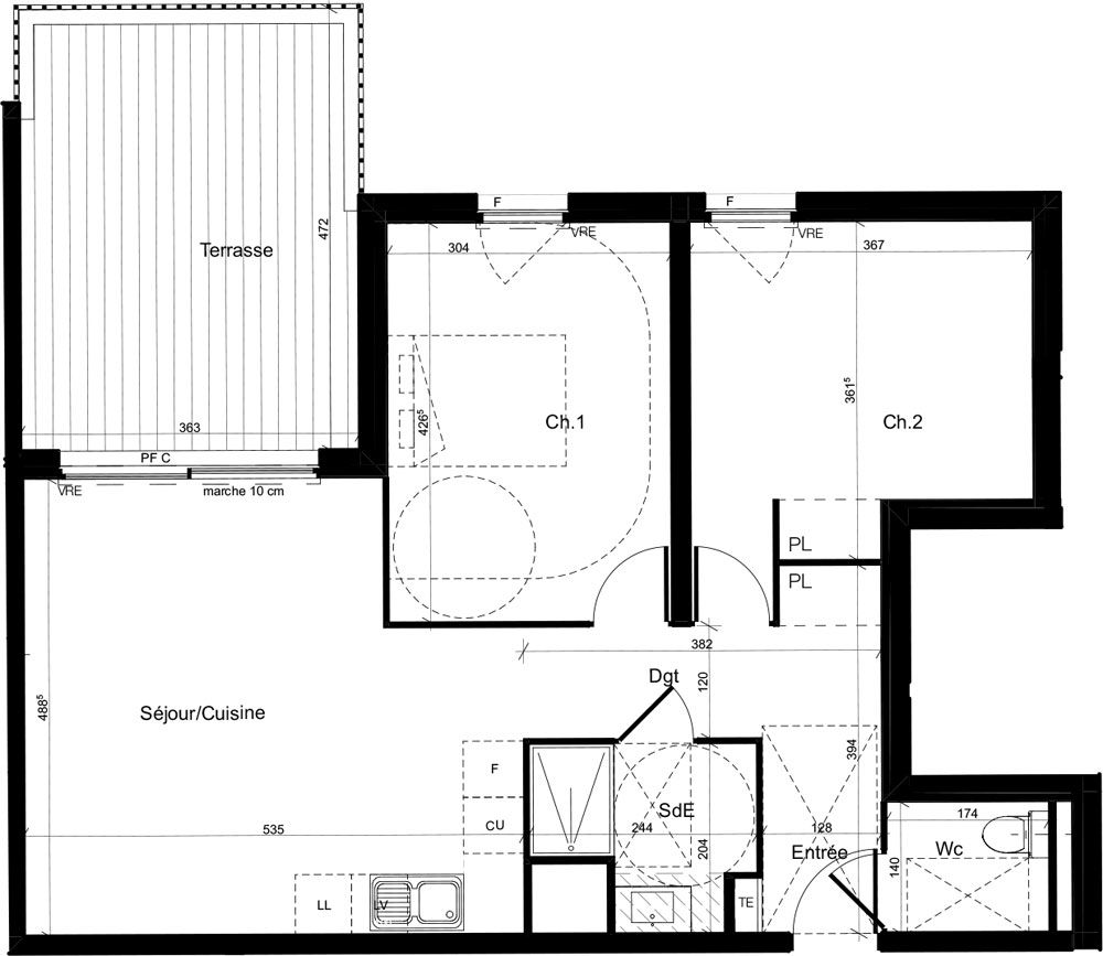 Plan Appartement T3 De 63 91 M² Neuf Résidence « Domaine De Canastel