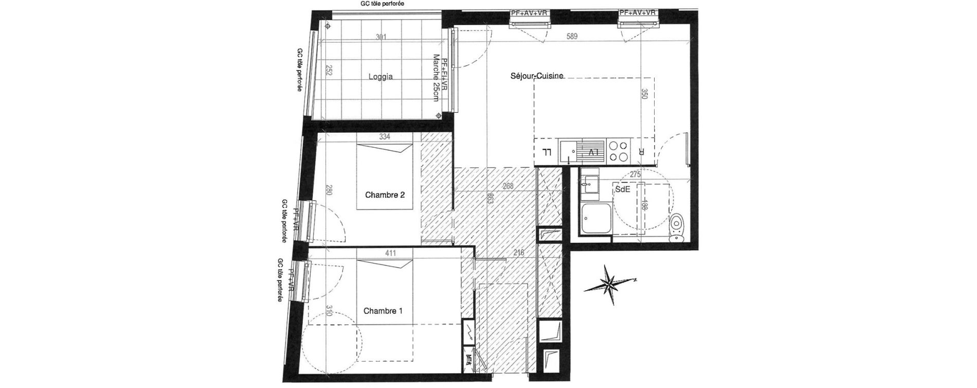 Appartement T3 de 59,16 m2 &agrave; Castelnau-Le-Lez Eureka