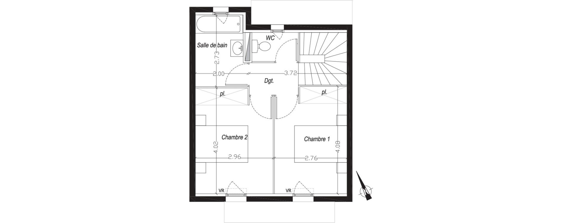 Maison T3 de 65,10 m2 &agrave; Marseillan Centre