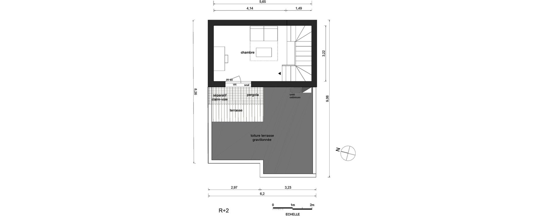 Villa T4 de 91,21 m2 &agrave; Marsillargues La laune