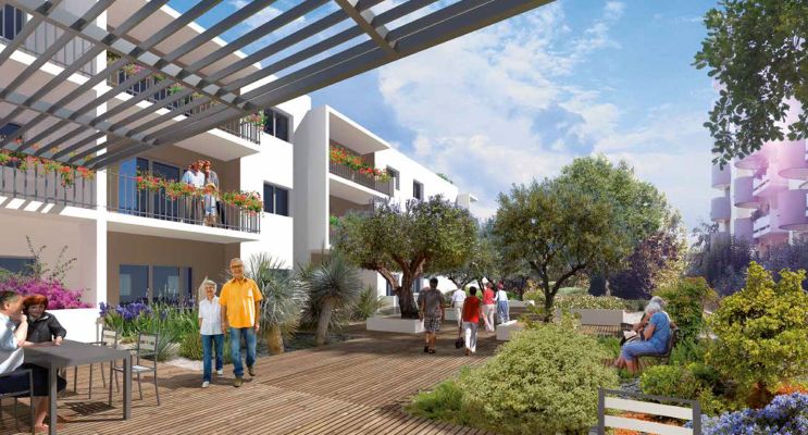 Photo du Résidence « Les Balcons De Montcalm » programme immobilier neuf à Montpellier