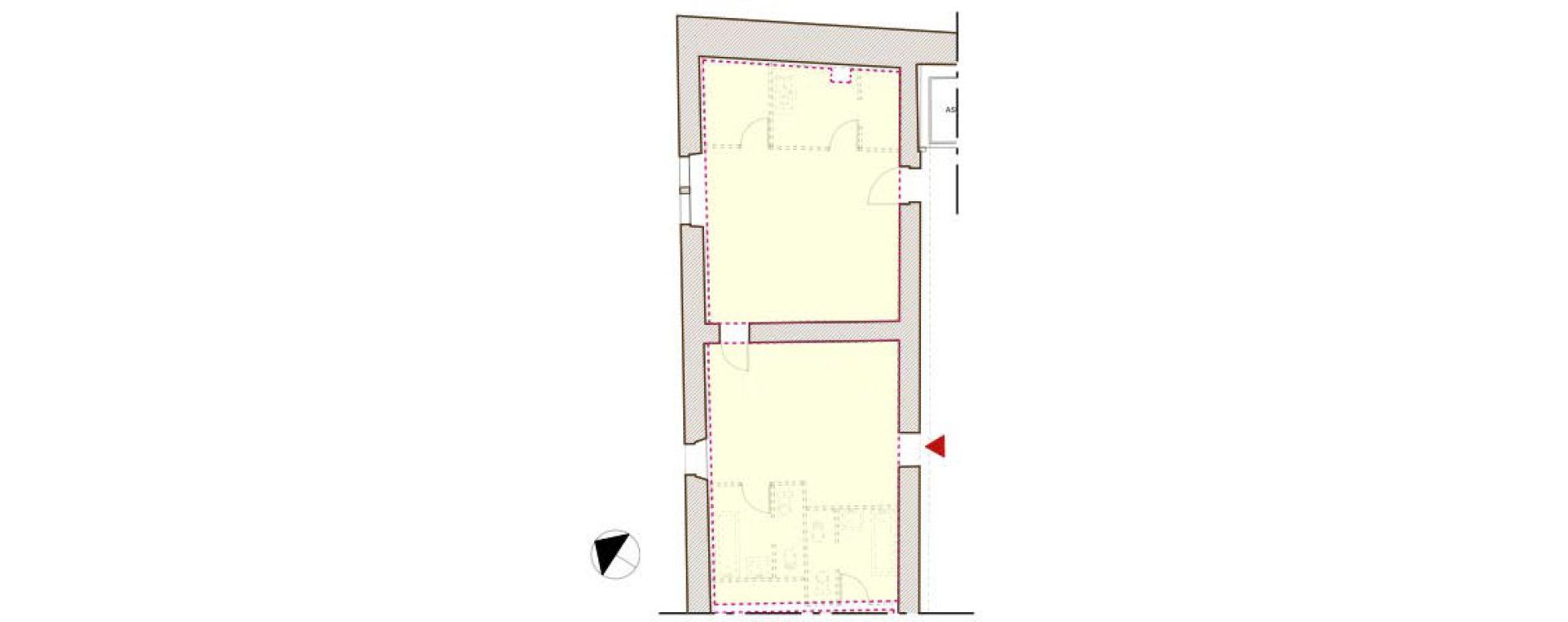 Appartement T2 de 65,50 m2 &agrave; Viols-En-Laval Centre