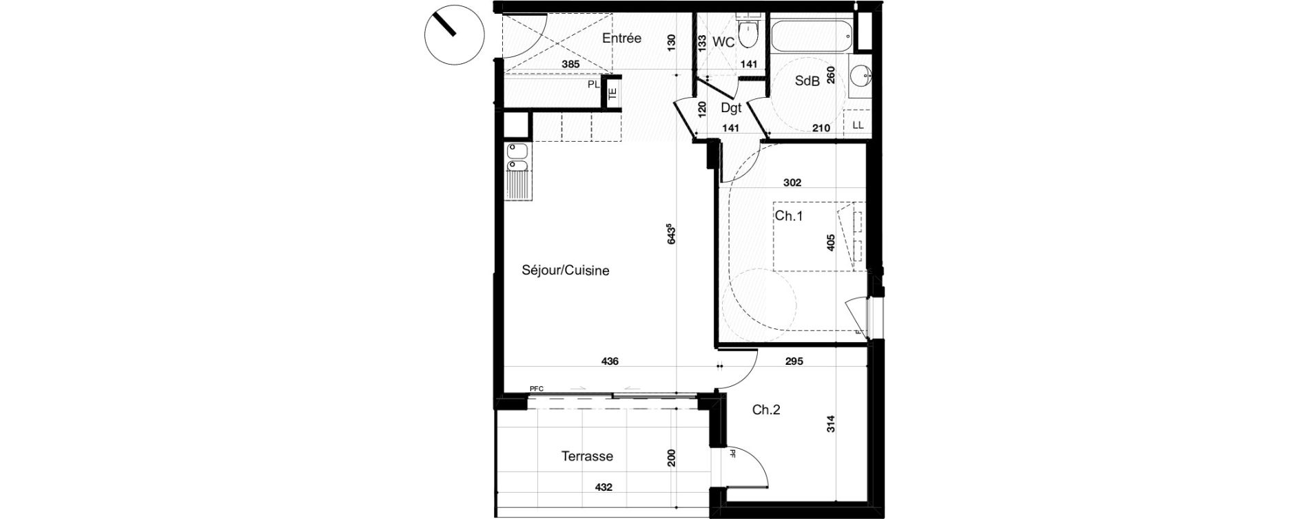 Appartement T3 de 61,19 m2 &agrave; Canet-En-Roussillon Canet le port