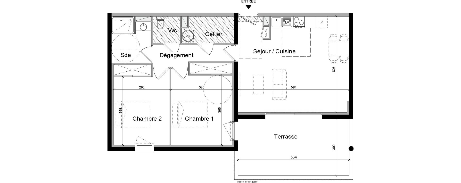 Appartement T3 de 70,00 m2 &agrave; Canet-En-Roussillon Port aliz&eacute;s