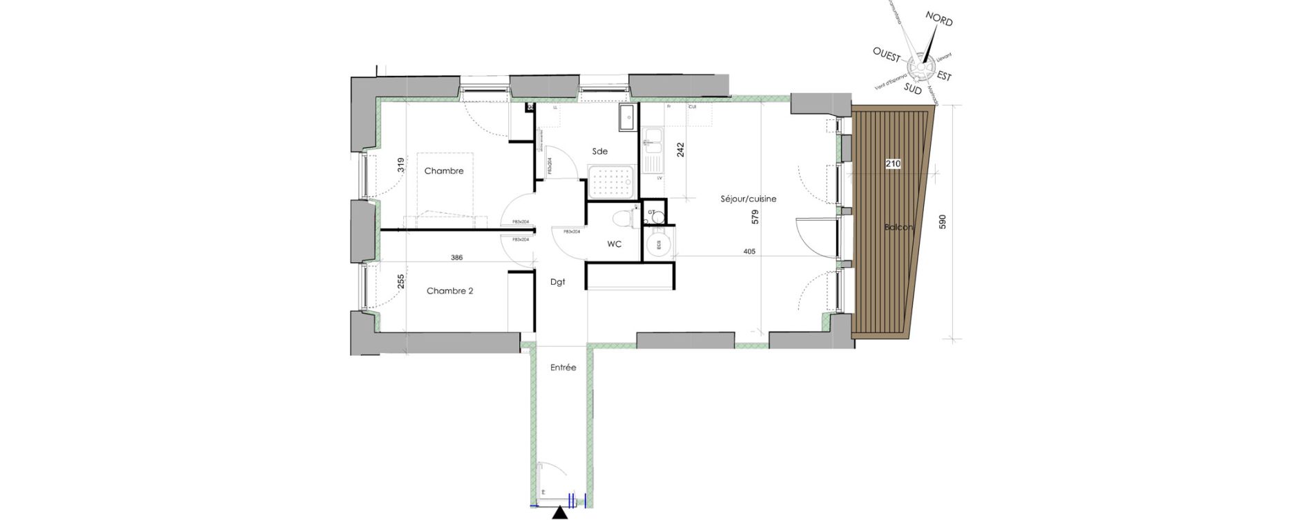 Appartement T3 de 70,70 m2 &agrave; Font-Romeu-Odeillo-Via Centre
