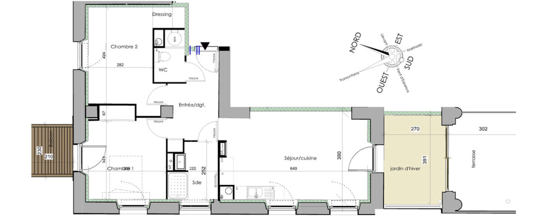 Appartement T3 de 67,50 m2 &agrave; Font-Romeu-Odeillo-Via Centre