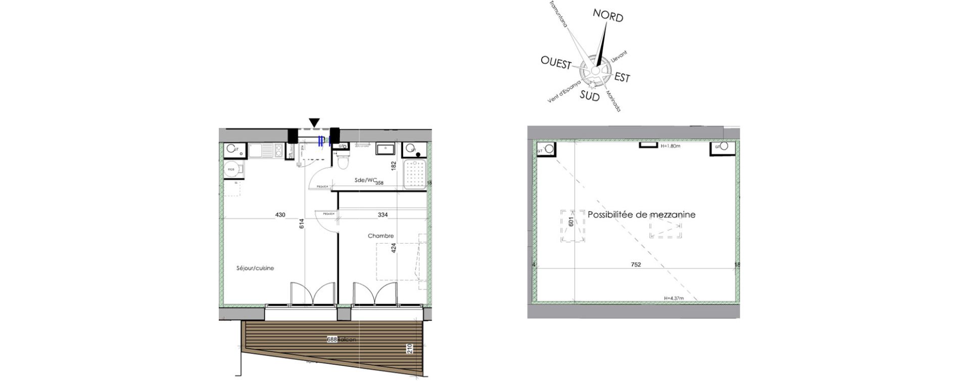 Appartement T2 bis de 87,60 m2 &agrave; Font-Romeu-Odeillo-Via Centre