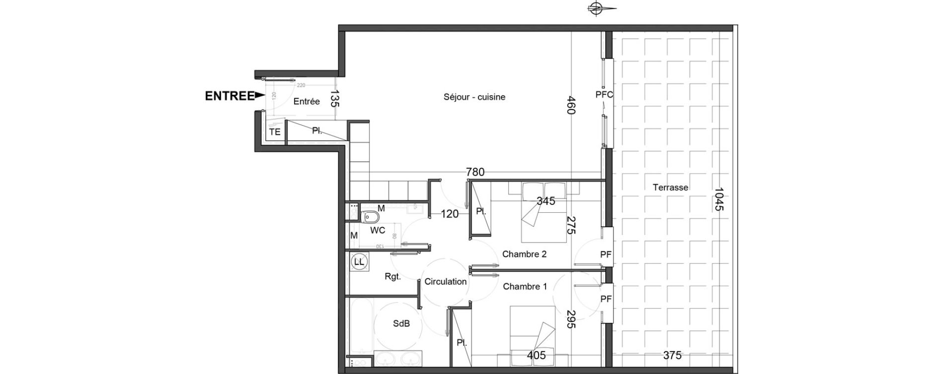 Appartement T3 de 84,00 m2 &agrave; Port-Vendres Centre