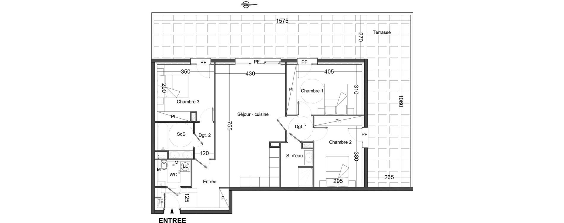 Appartement T4 de 96,50 m2 &agrave; Port-Vendres Centre