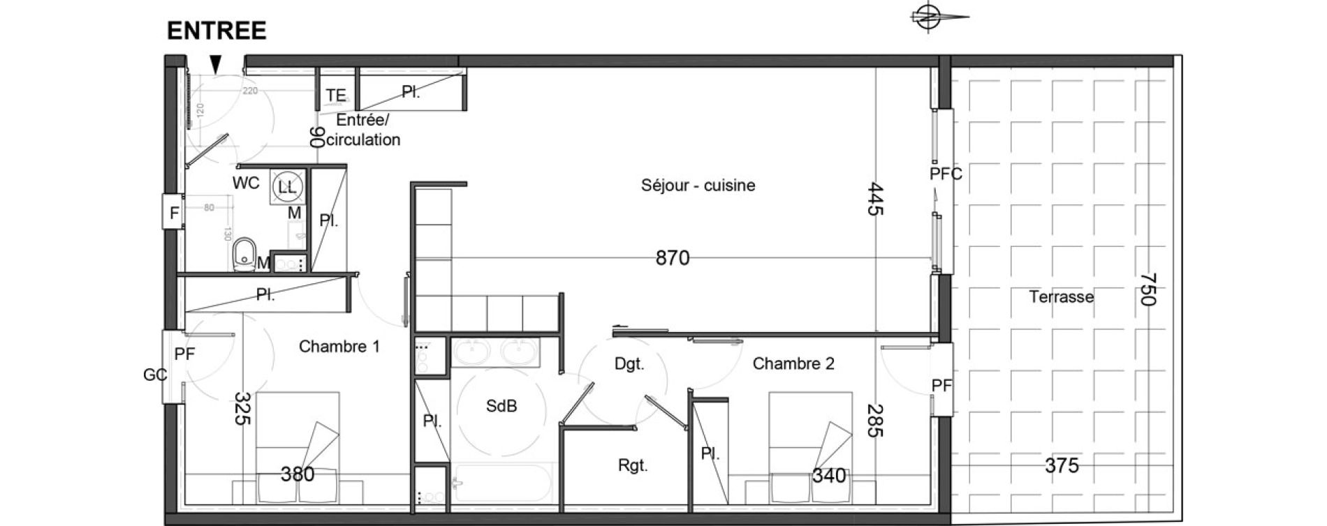 Appartement T3 de 88,20 m2 &agrave; Port-Vendres Centre