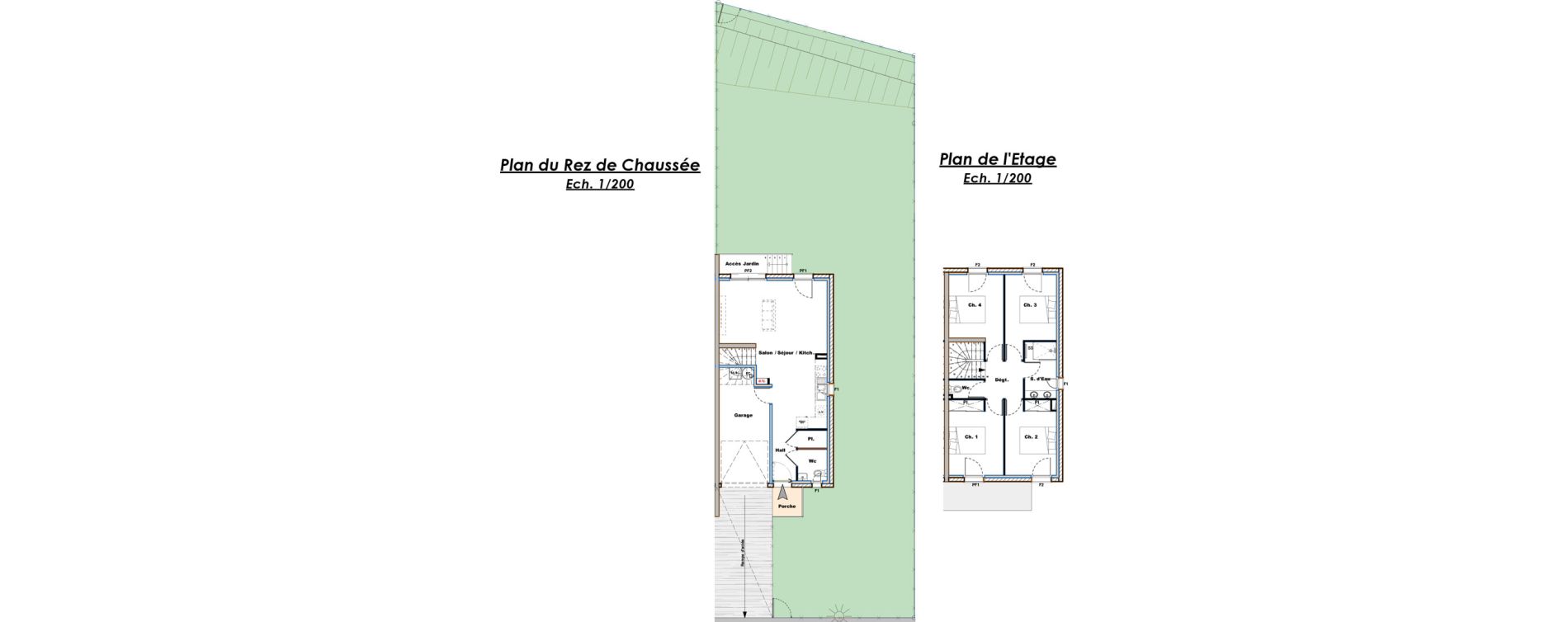 Villa T5 de 91,23 m2 &agrave; Villelongue-De-La-Salanque Centre