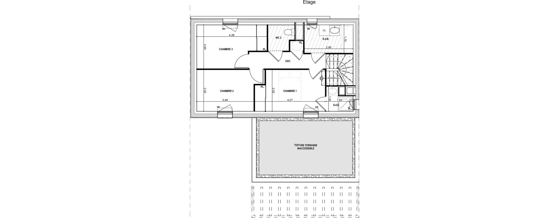 Maison T4 de 92,50 m2 &agrave; Cou&euml;ron La chabossi&egrave;re