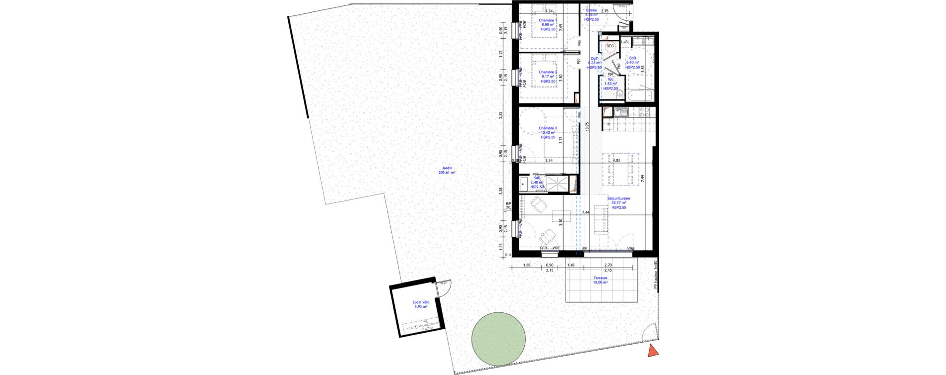 Appartement T4 de 94,67 m2 &agrave; La Baule-Escoublac Escoublac