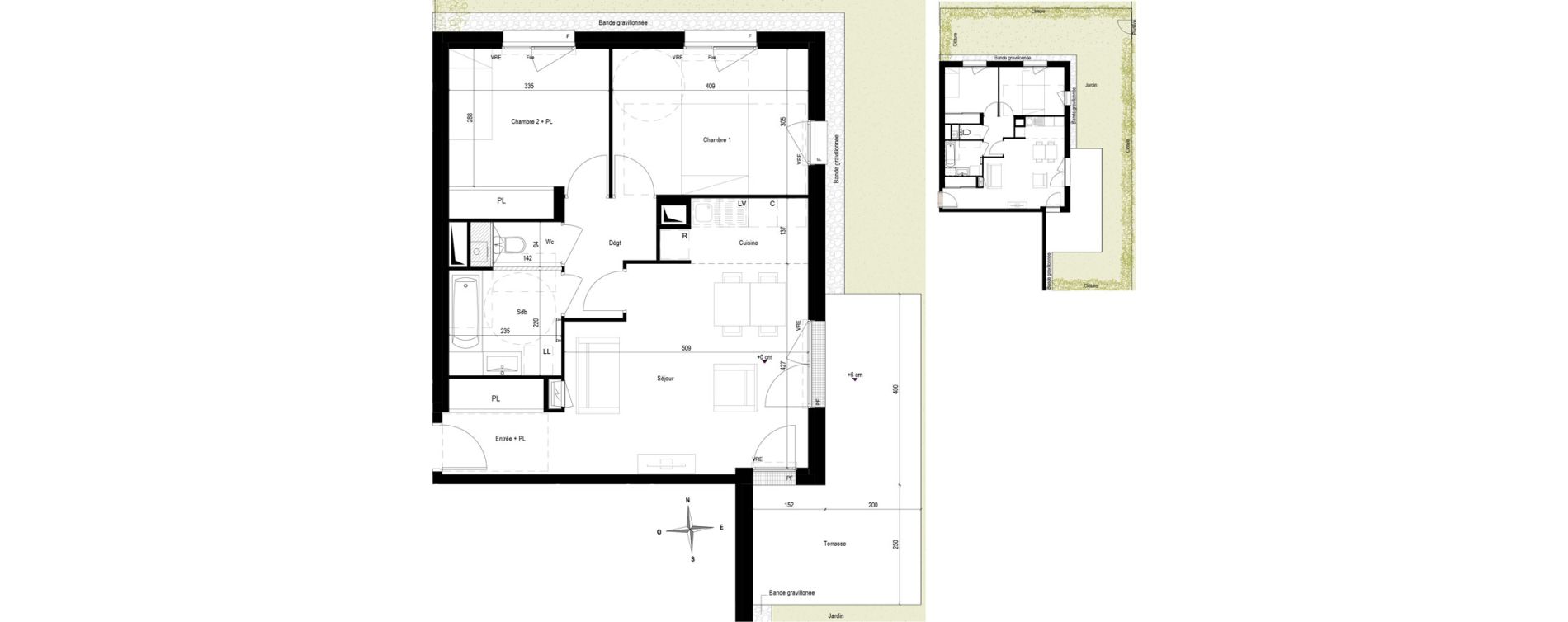 Appartement T3 de 63,40 m2 &agrave; La Baule-Escoublac Le guezy