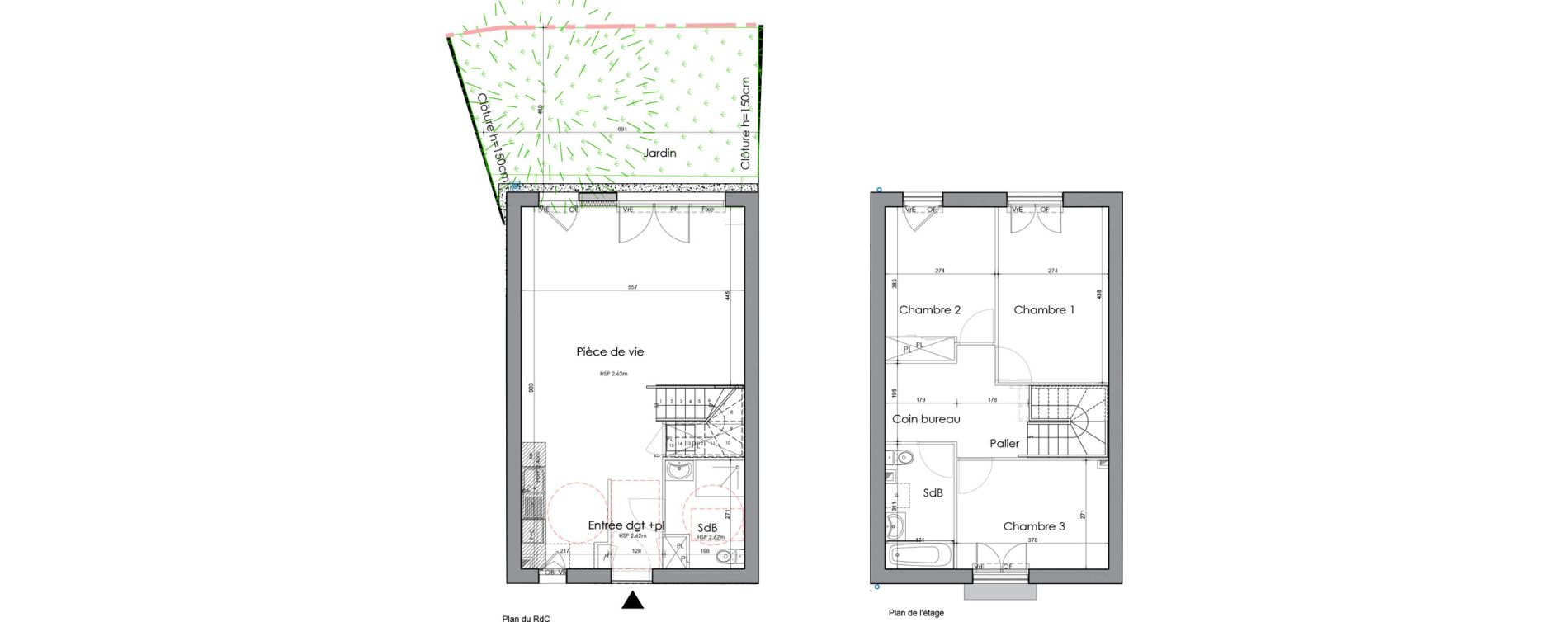 Maison T4 de 92,50 m2 &agrave; La Baule-Escoublac Escoublac