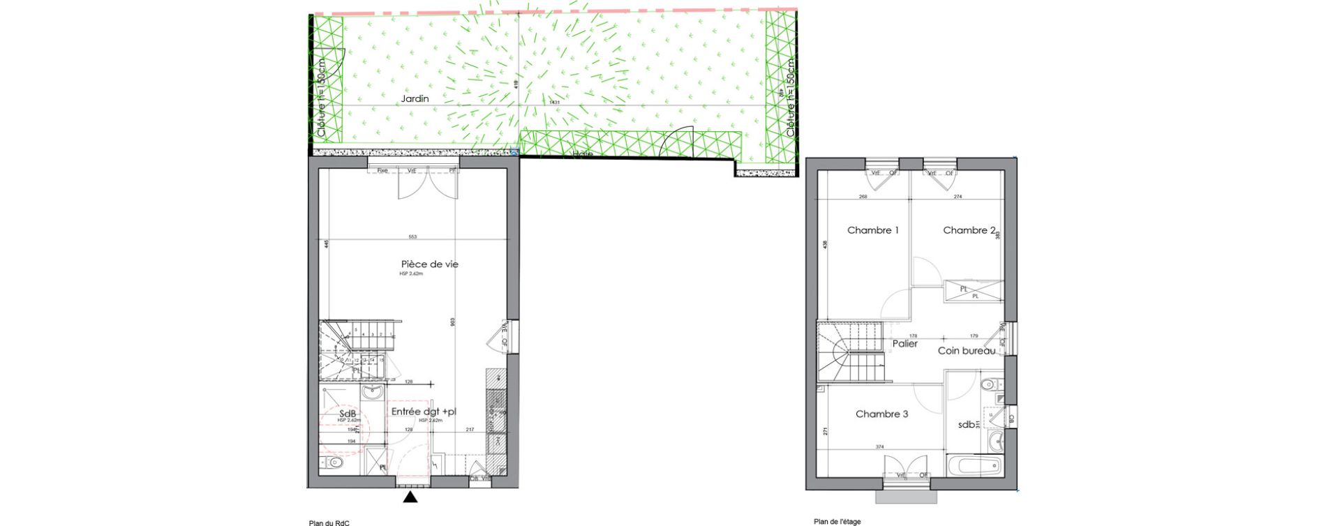 Maison T4 de 91,70 m2 &agrave; La Baule-Escoublac Escoublac