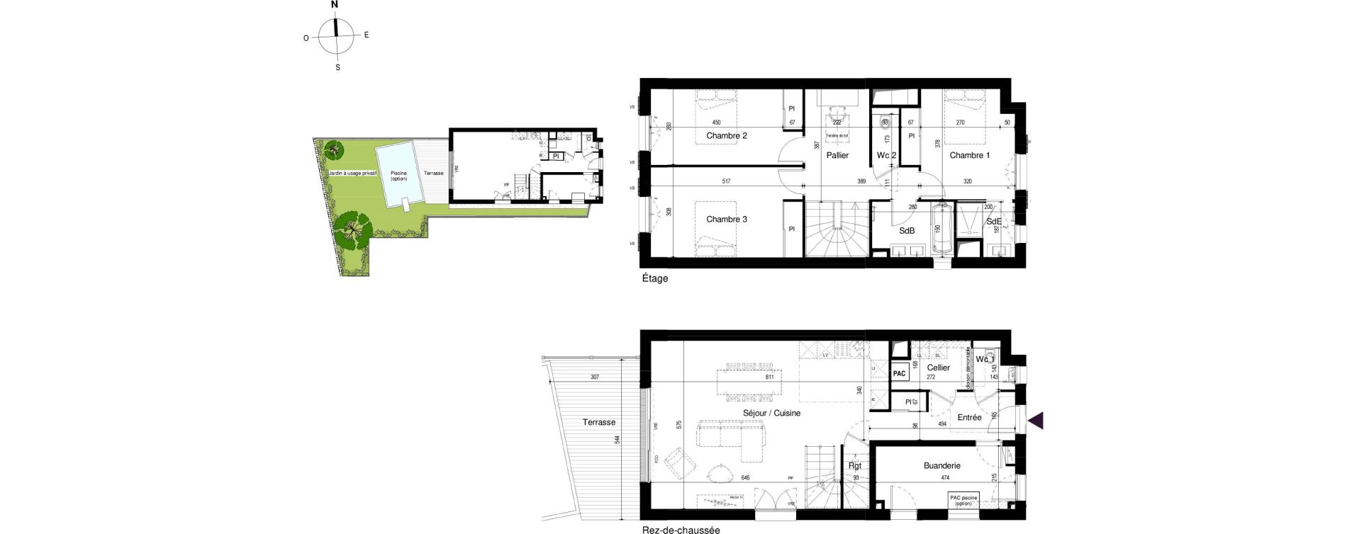 Maison T4 de 126,74 m2 &agrave; La Baule-Escoublac Centre