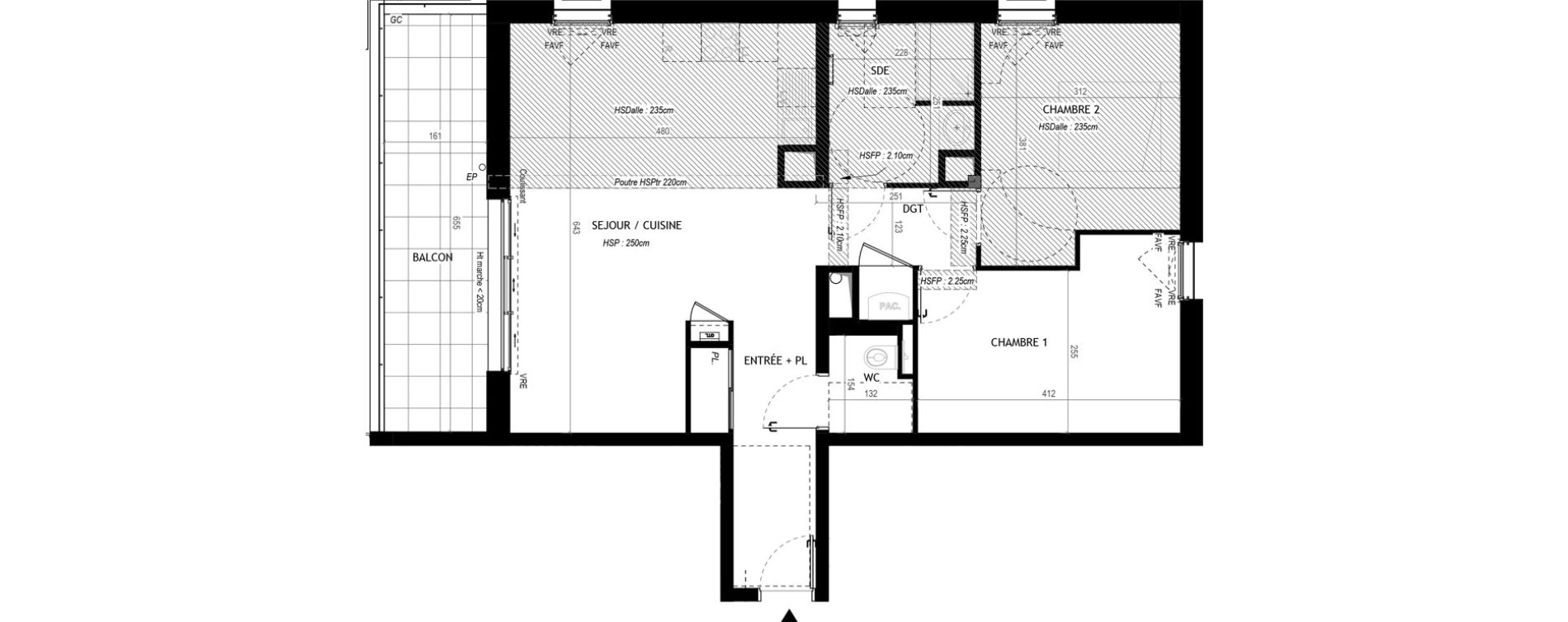Appartement T3 de 66,65 m2 &agrave; La Baule-Escoublac Beslon