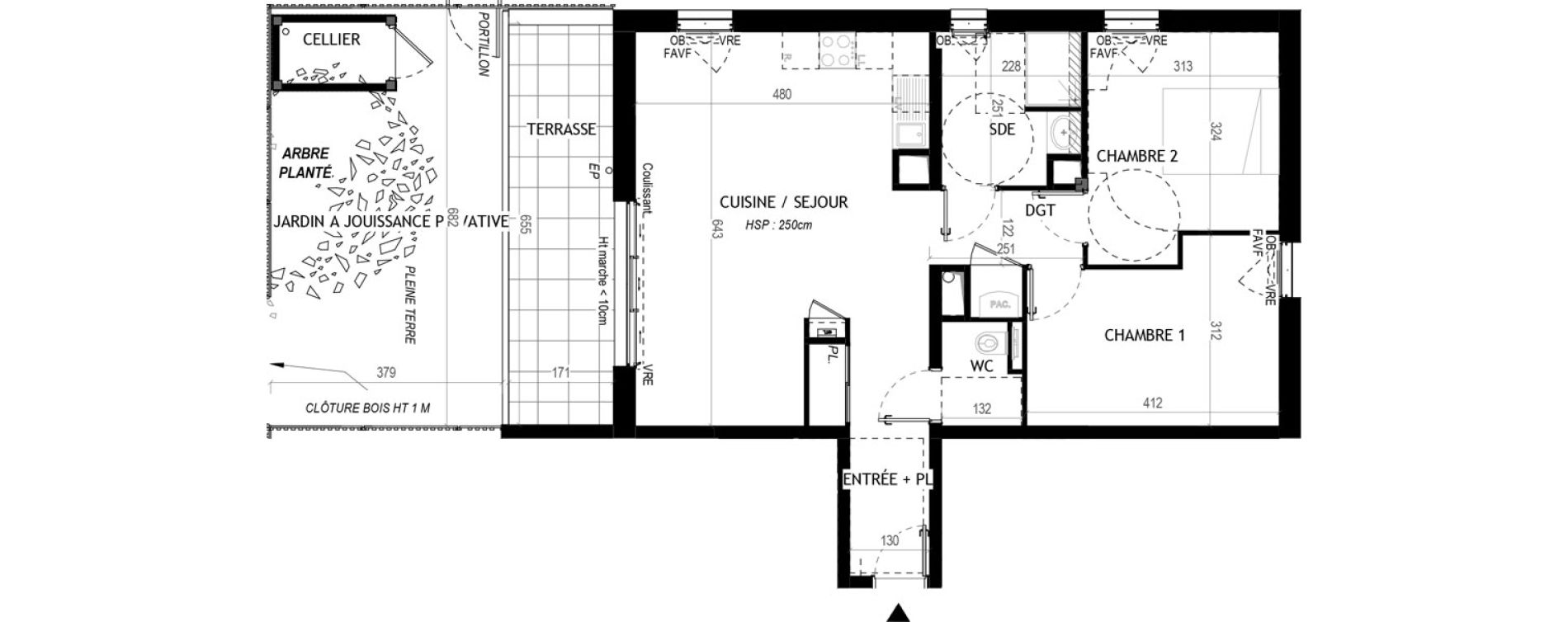 Appartement T3 de 66,84 m2 &agrave; La Baule-Escoublac Beslon