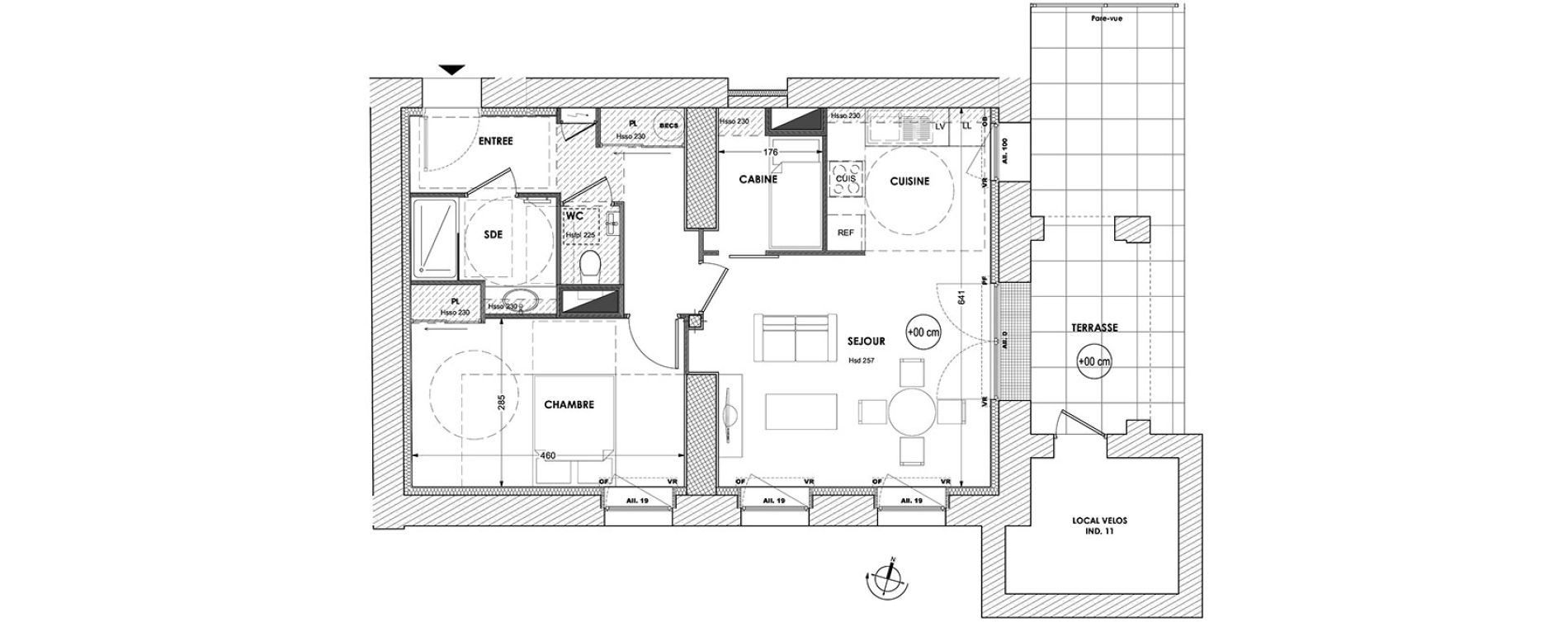 Appartement T2 de 57,49 m2 &agrave; La Baule-Escoublac Centre