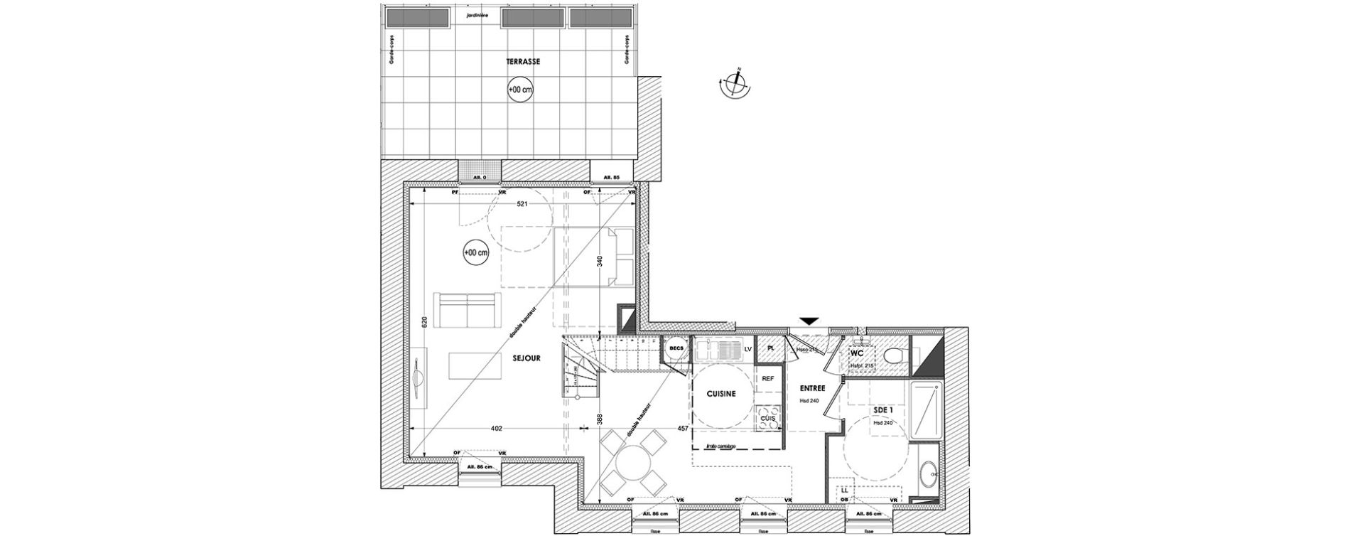 Appartement T3 de 81,32 m2 &agrave; La Baule-Escoublac Centre