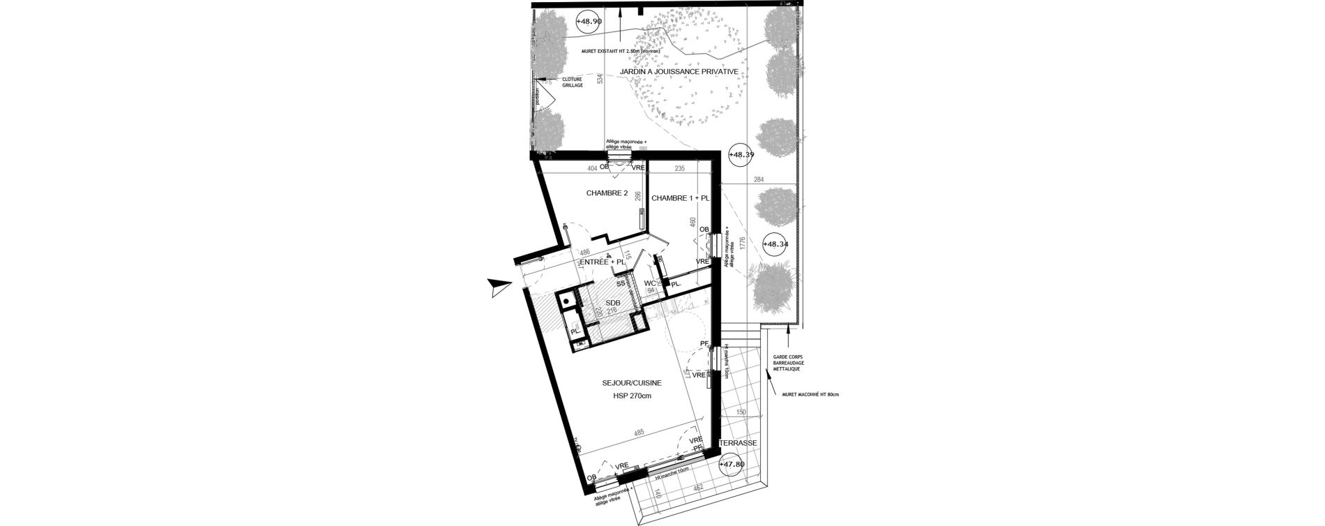 Appartement T3 de 65,54 m2 au Loroux-Bottereau Centre