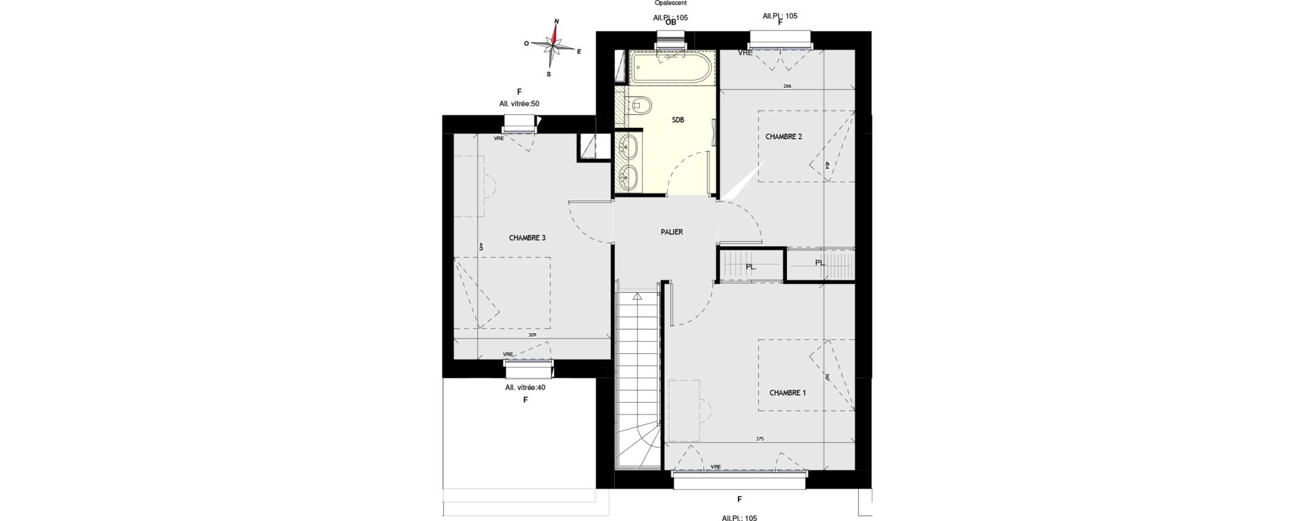 Maison T4 de 89,59 m2 aux Sorini&egrave;res Centre