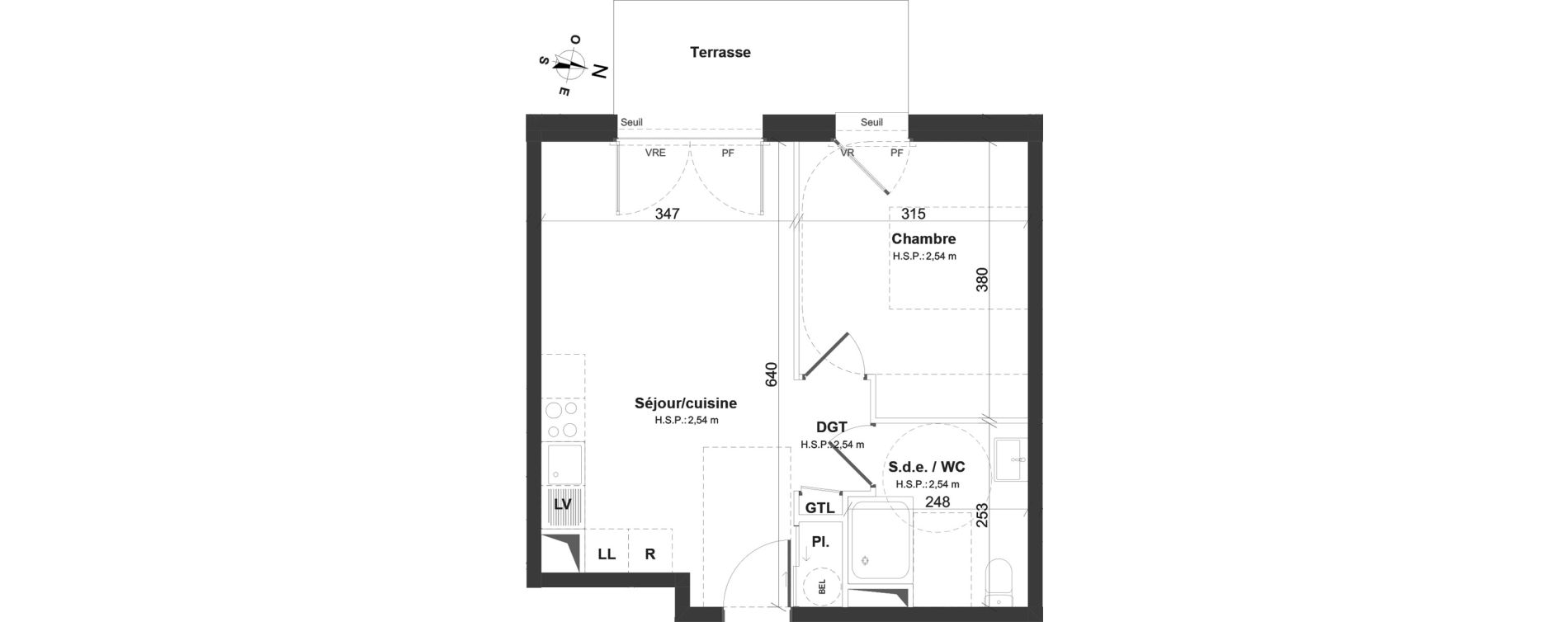 Appartement T2 de 40,18 m2 &agrave; Montoir-De-Bretagne Centre