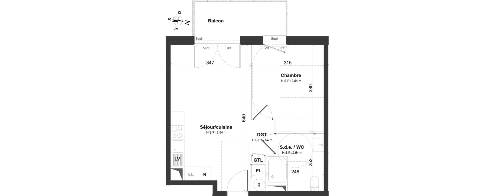 Appartement T2 de 40,18 m2 &agrave; Montoir-De-Bretagne Centre