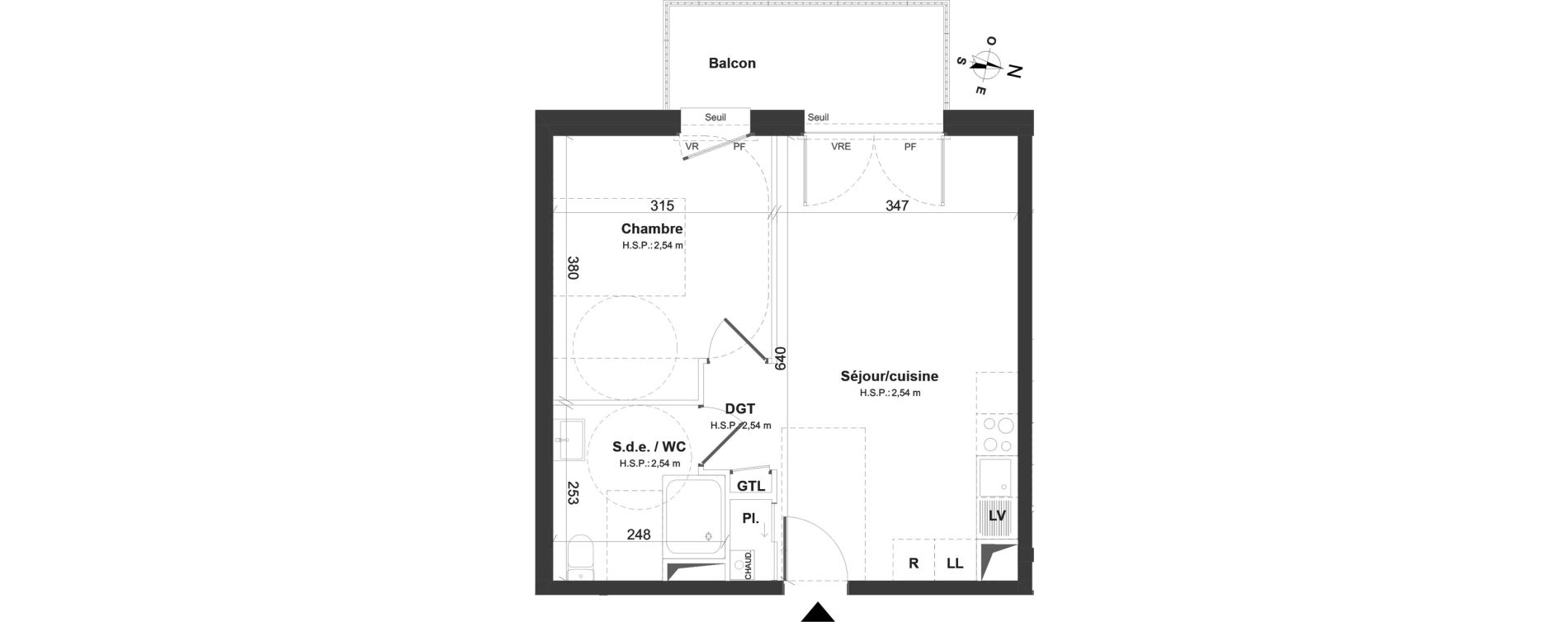 Appartement T2 de 41,14 m2 &agrave; Montoir-De-Bretagne Centre