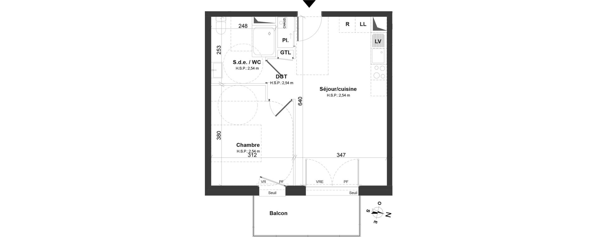Appartement T2 de 40,98 m2 &agrave; Montoir-De-Bretagne Centre