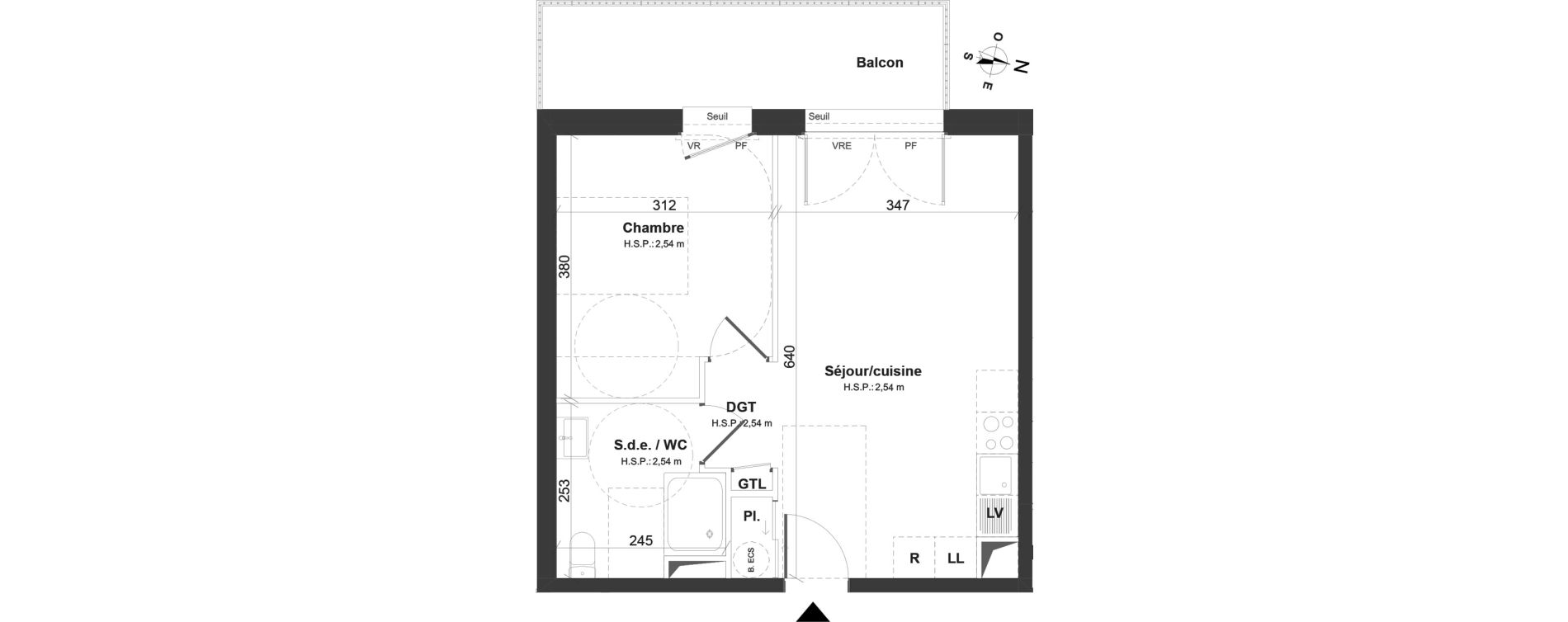 Appartement T2 de 41,00 m2 &agrave; Montoir-De-Bretagne Centre