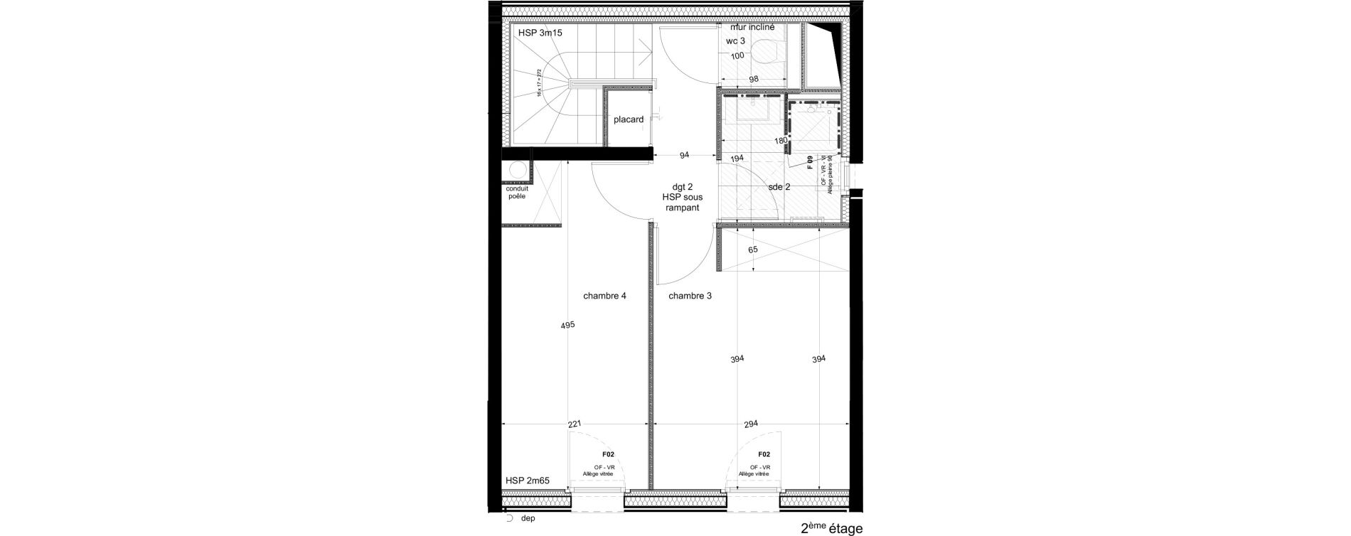 Maison T5 de 108,10 m2 &agrave; Nantes La perverie