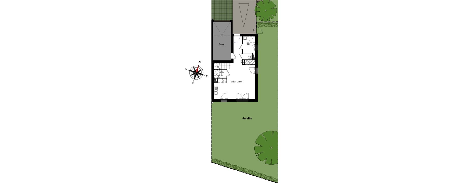 Maison T5 de 91,30 m2 &agrave; Pornichet Centre