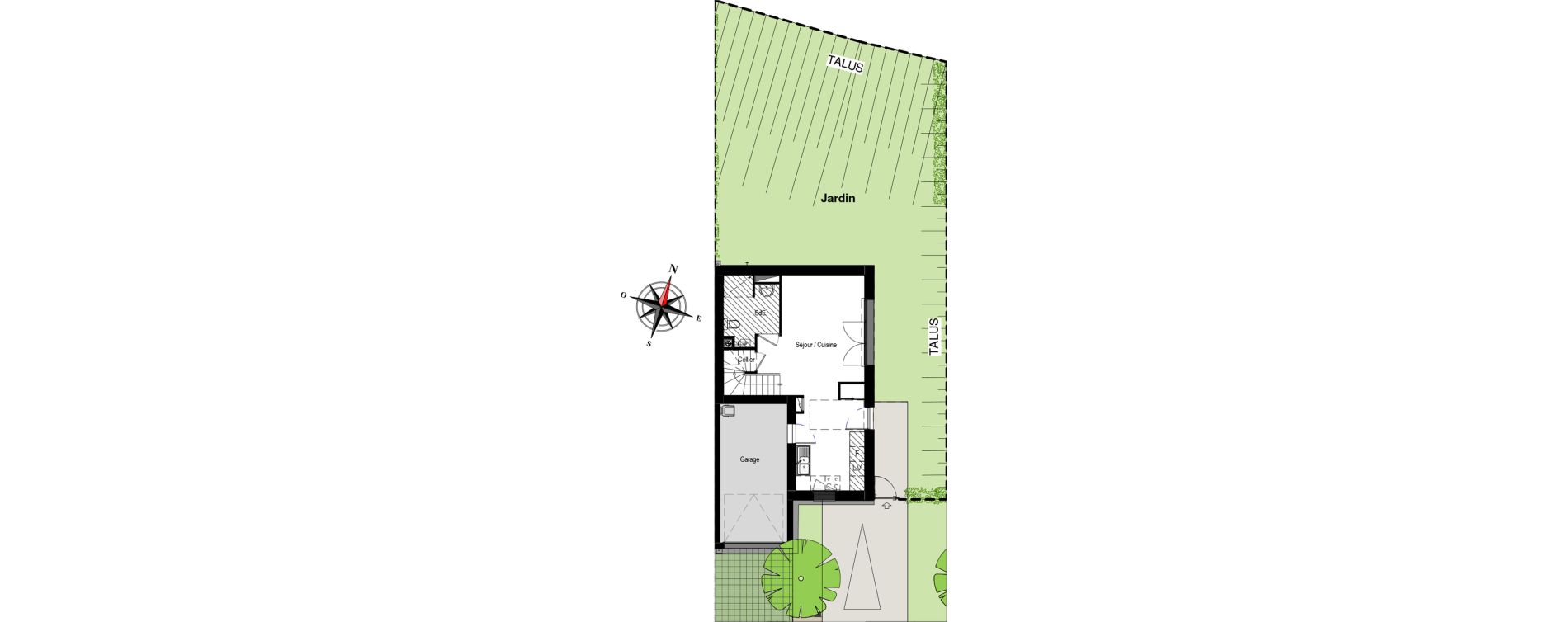 Maison T4 de 81,60 m2 &agrave; Pornichet Centre
