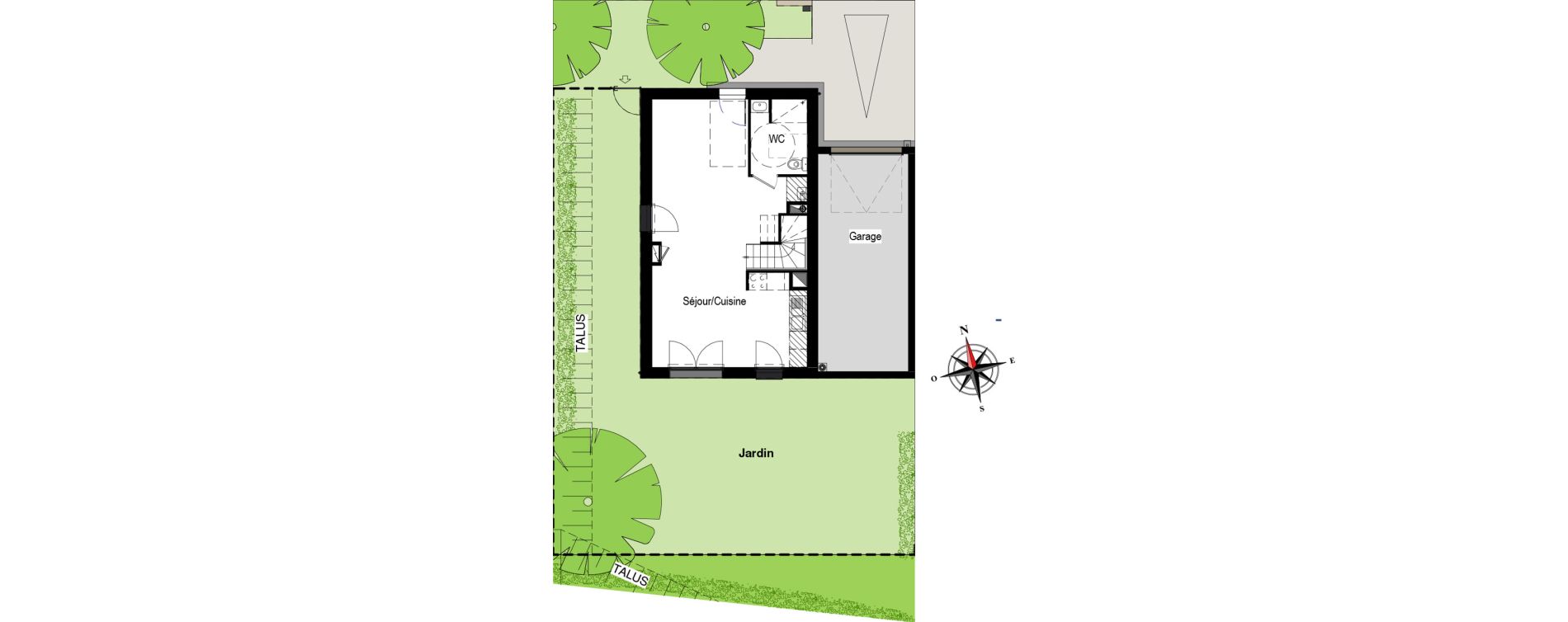 Maison T4 de 87,05 m2 &agrave; Pornichet Centre