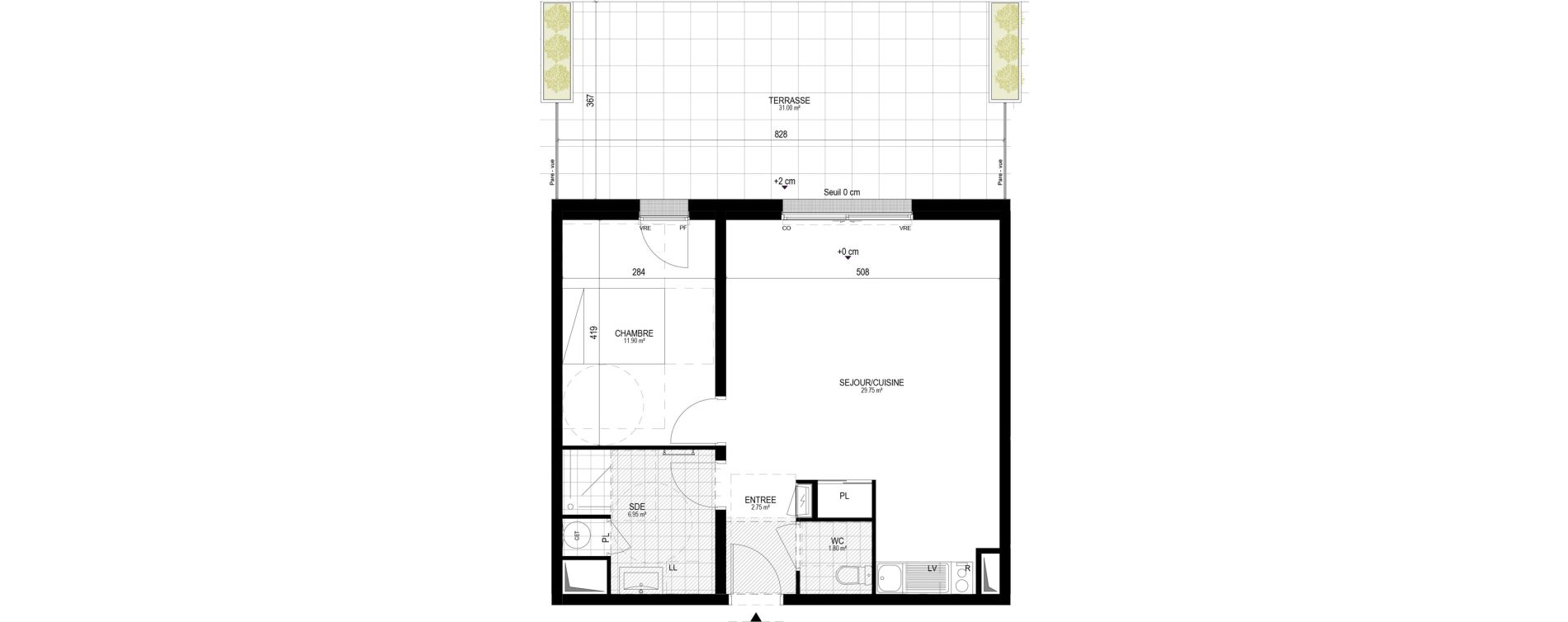 Appartement T2 de 53,15 m2 &agrave; Pornichet L hippodrome